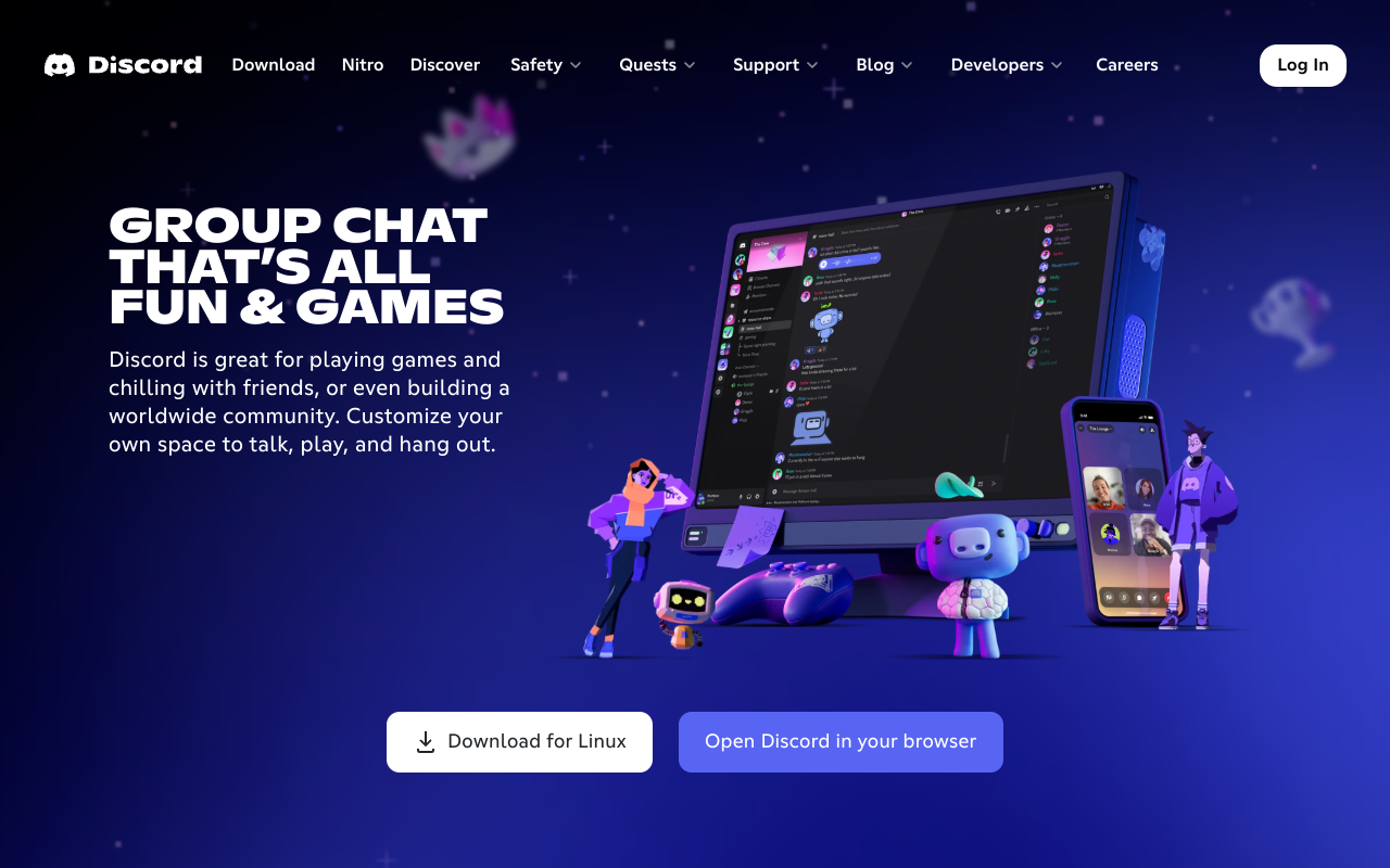 Screenshot of Discord: The Ultimate Platform for Communities and Communication