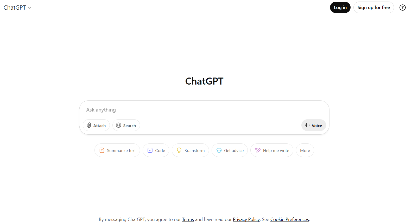 Screenshot of OpenAI's ChatGPT: Your Ultimate Conversational AI Assistant
