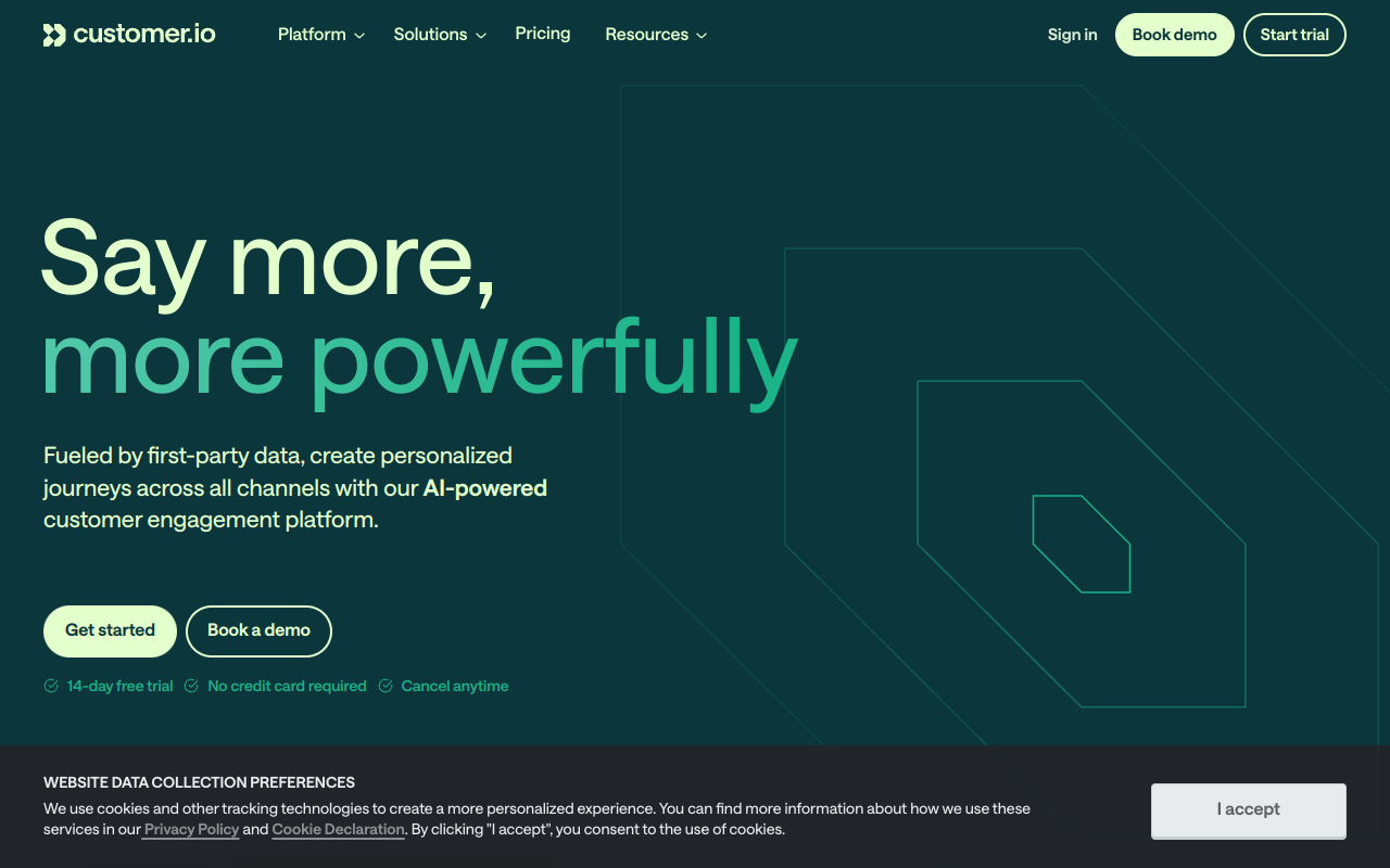 Screenshot of Customer.io: Craft Personalized Customer Journeys with Data-Driven Automation